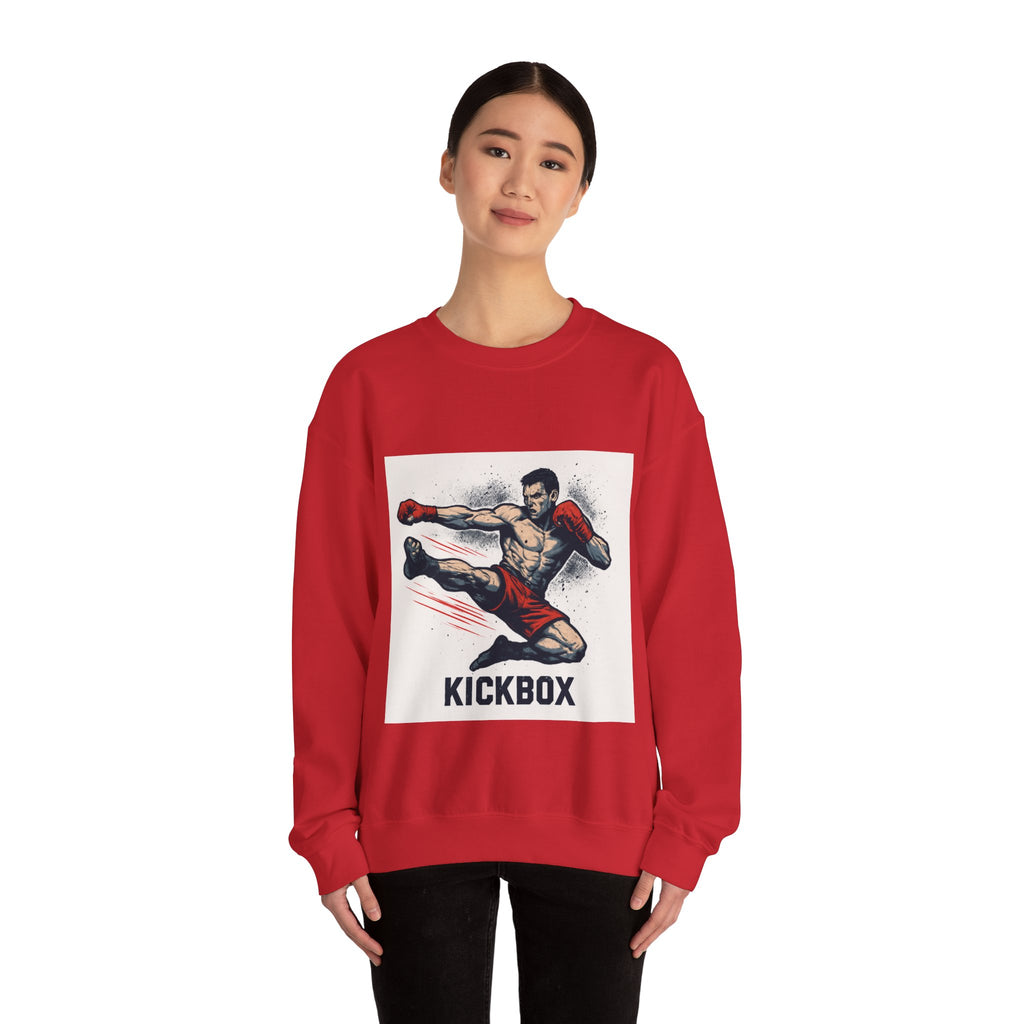 Kickboxer Unisex Heavy Blend Sweatshirt, Boxing Gift, Fitness Apparel, Sportswear, Workout Clothes, Kickboxing Enthusiast