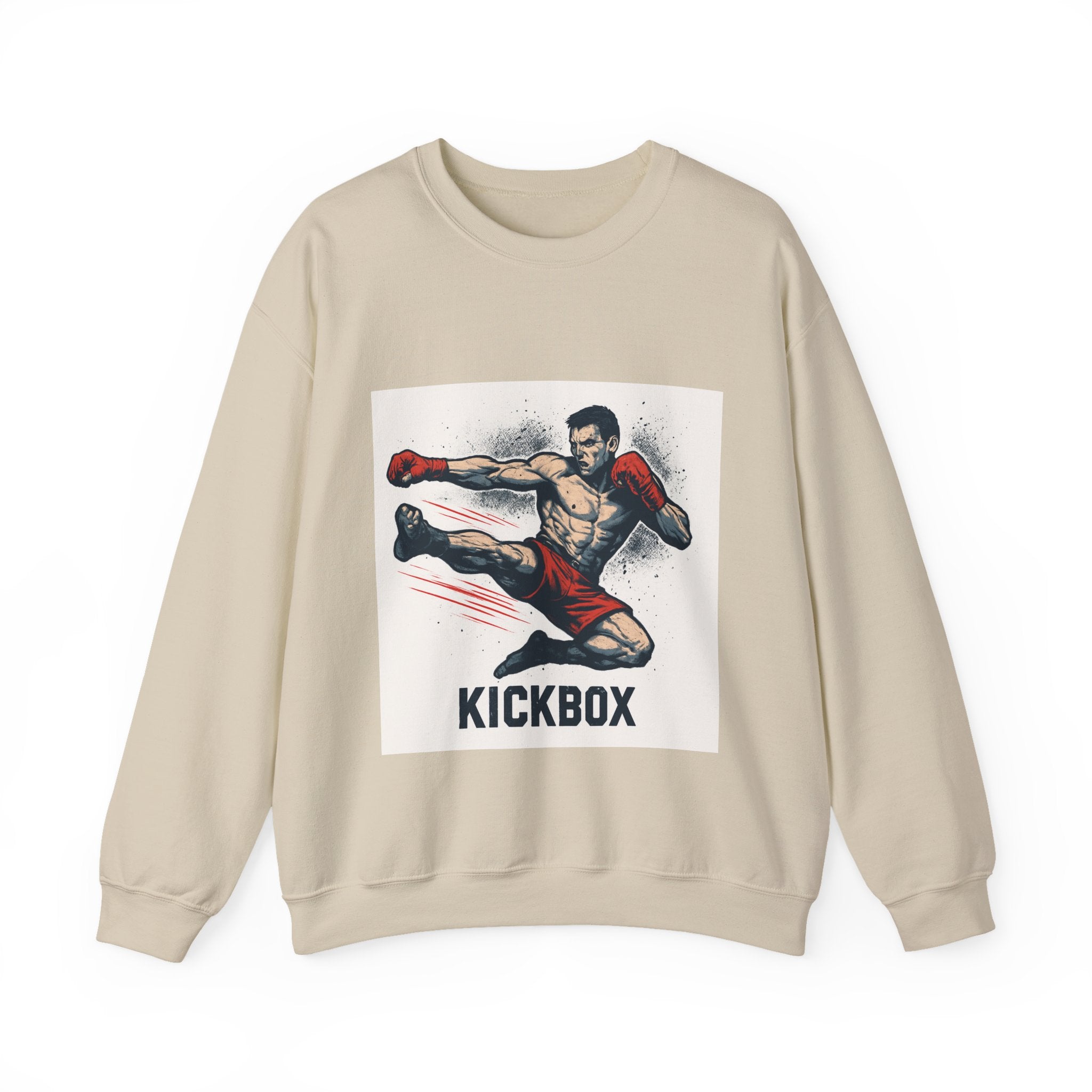 Kickboxer Unisex Heavy Blend Sweatshirt, Boxing Gift, Fitness Apparel, Sportswear, Workout Clothes, Kickboxing Enthusiast