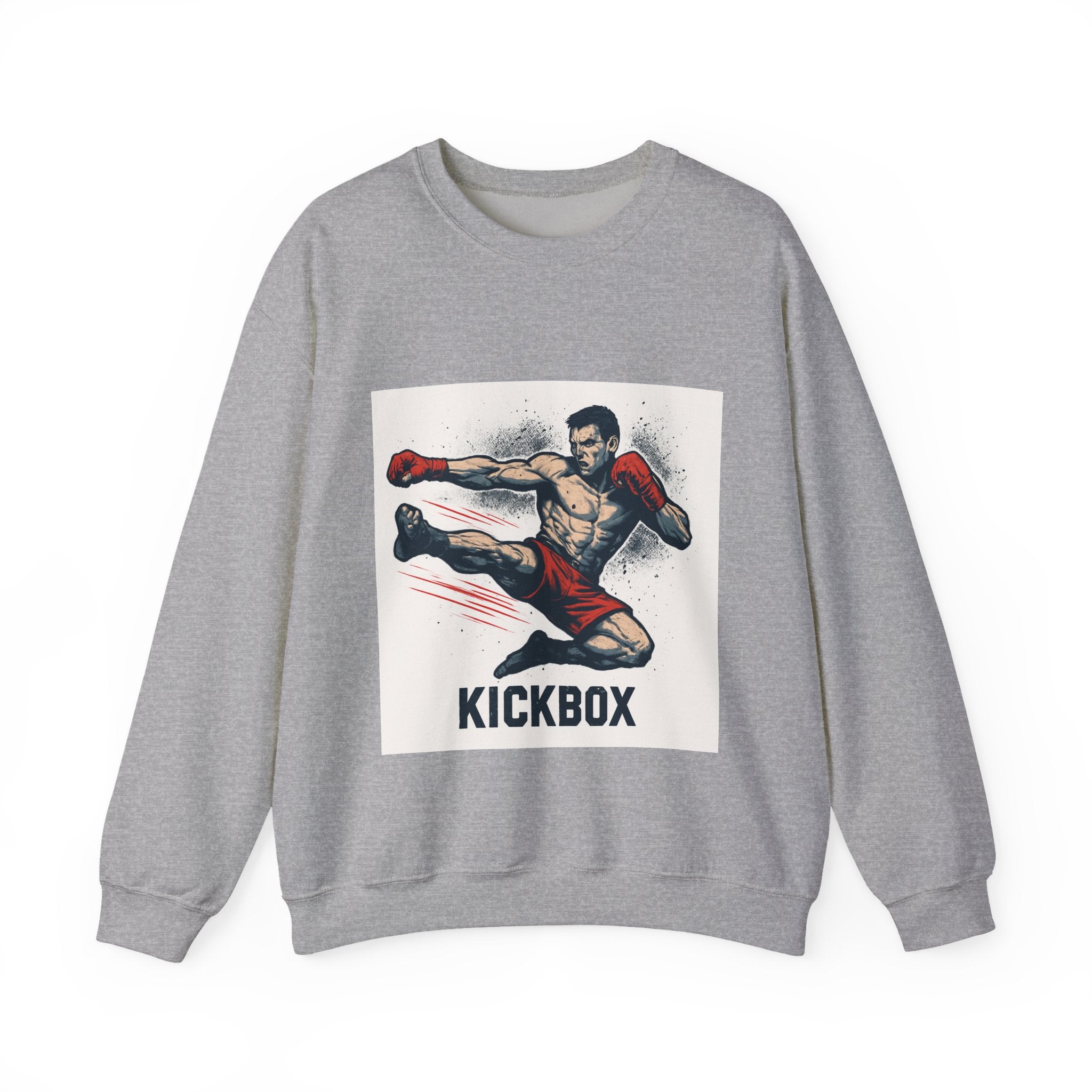 Kickboxer Unisex Heavy Blend Sweatshirt, Boxing Gift, Fitness Apparel, Sportswear, Workout Clothes, Kickboxing Enthusiast