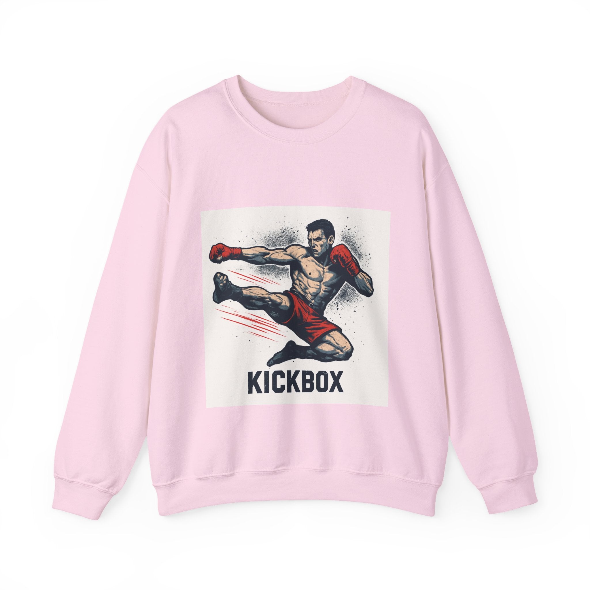 Kickboxer Unisex Heavy Blend Sweatshirt, Boxing Gift, Fitness Apparel, Sportswear, Workout Clothes, Kickboxing Enthusiast