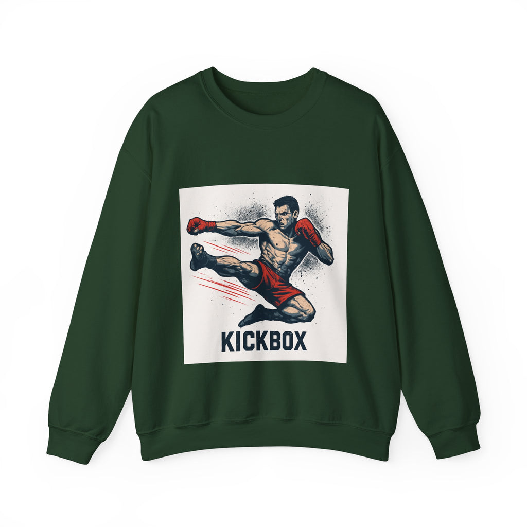 Kickboxer Unisex Heavy Blend Sweatshirt, Boxing Gift, Fitness Apparel, Sportswear, Workout Clothes, Kickboxing Enthusiast