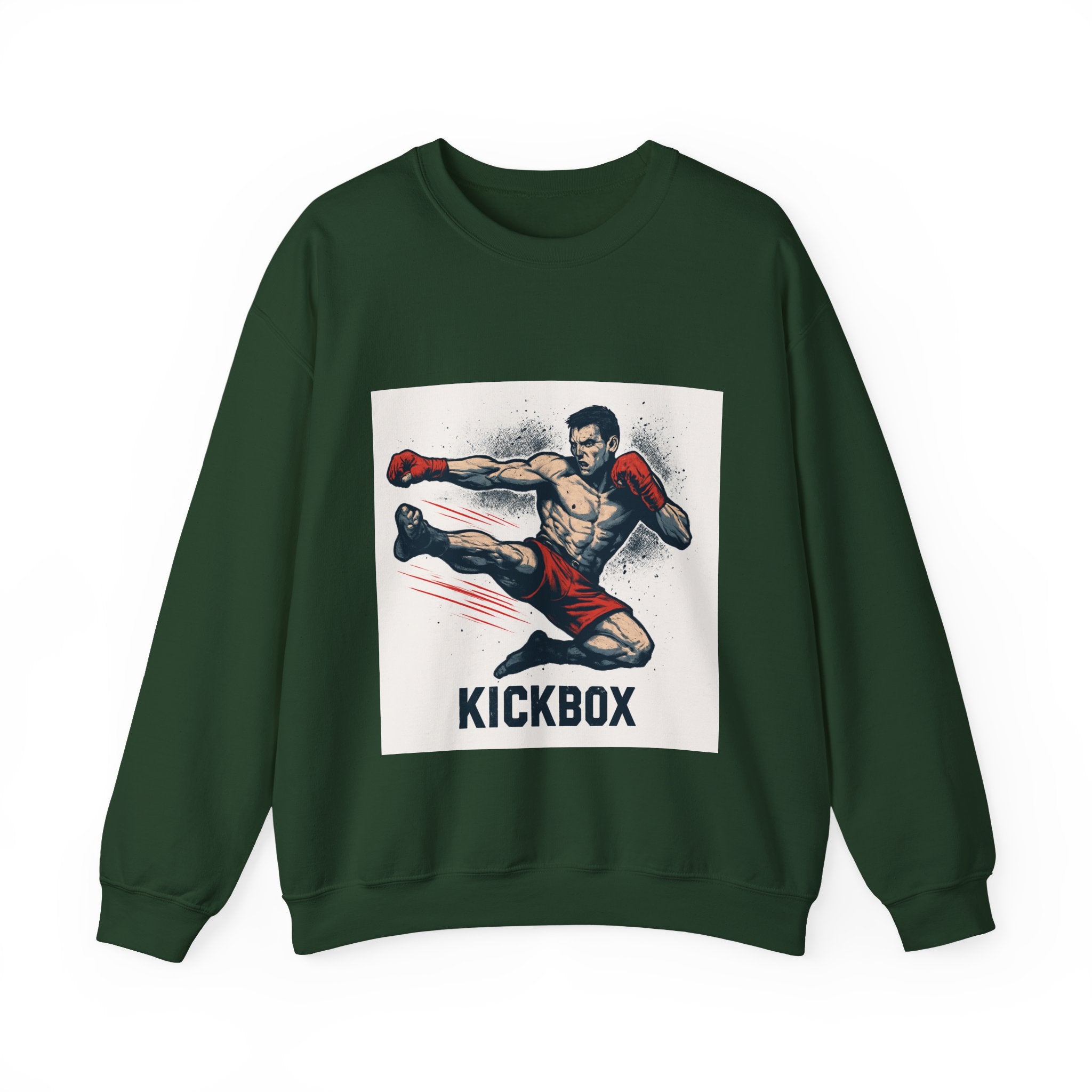 Kickboxer Unisex Heavy Blend Sweatshirt, Boxing Gift, Fitness Apparel, Sportswear, Workout Clothes, Kickboxing Enthusiast