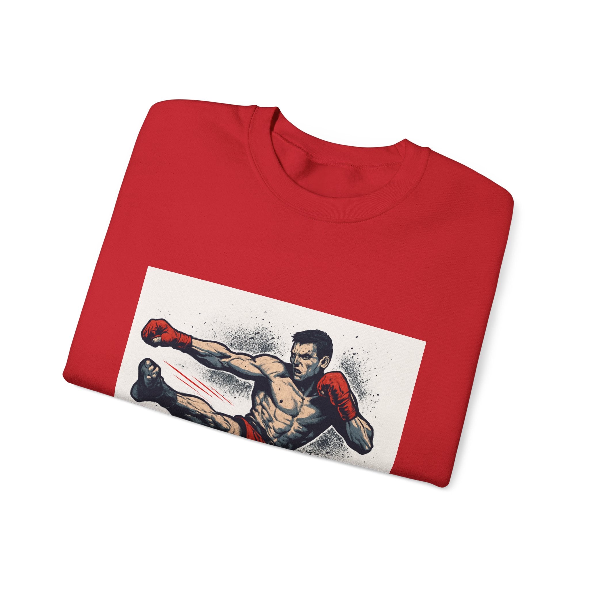 Kickboxer Unisex Heavy Blend Sweatshirt, Boxing Gift, Fitness Apparel, Sportswear, Workout Clothes, Kickboxing Enthusiast