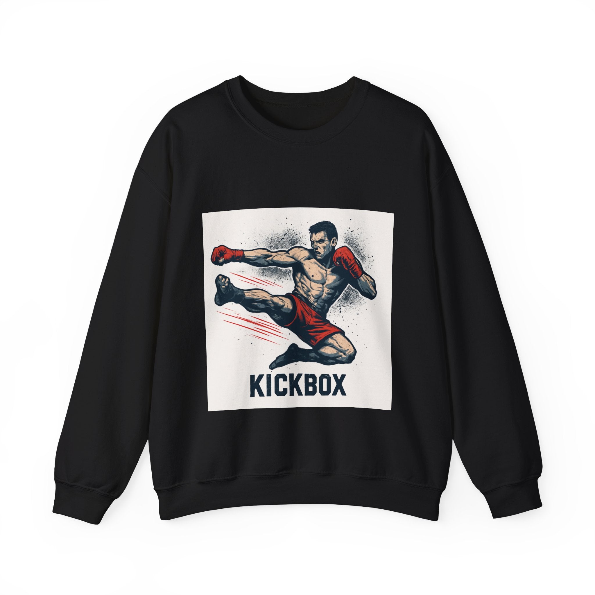 Kickboxer Unisex Heavy Blend Sweatshirt, Boxing Gift, Fitness Apparel, Sportswear, Workout Clothes, Kickboxing Enthusiast