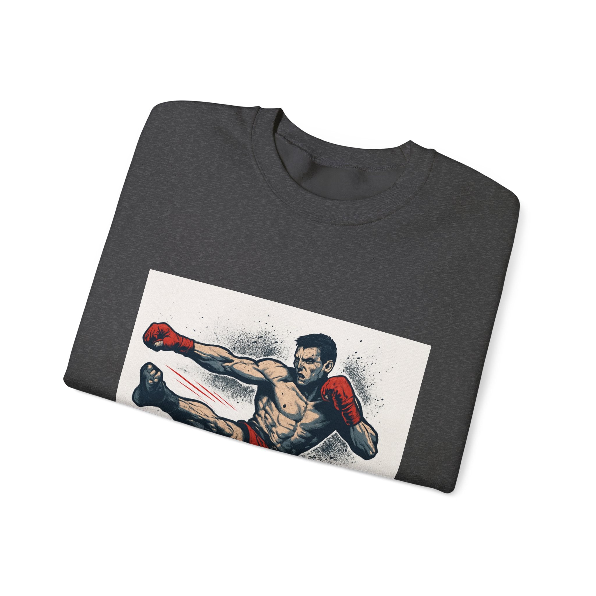 Kickboxer Unisex Heavy Blend Sweatshirt, Boxing Gift, Fitness Apparel, Sportswear, Workout Clothes, Kickboxing Enthusiast