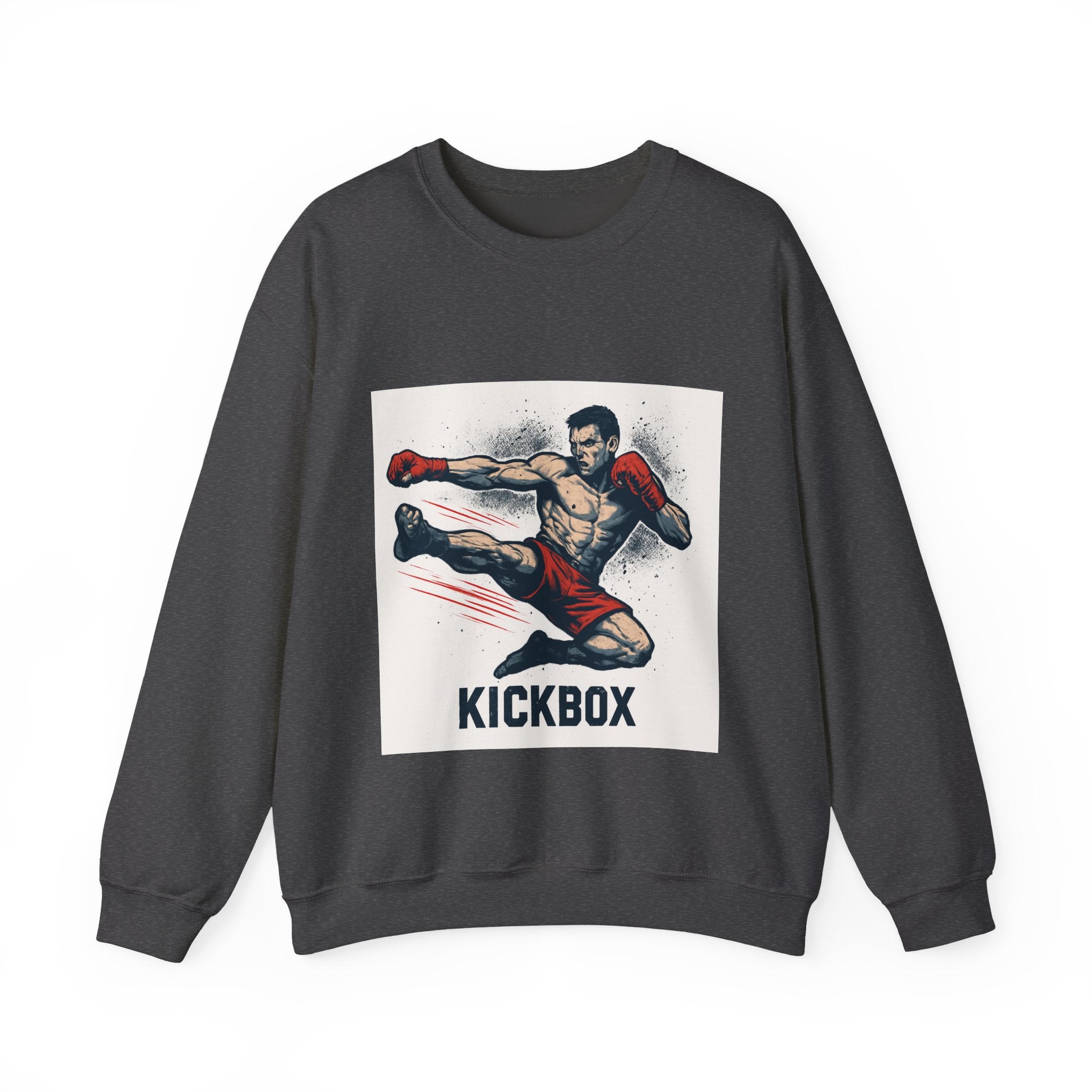 Kickboxer Unisex Heavy Blend Sweatshirt, Boxing Gift, Fitness Apparel, Sportswear, Workout Clothes, Kickboxing Enthusiast