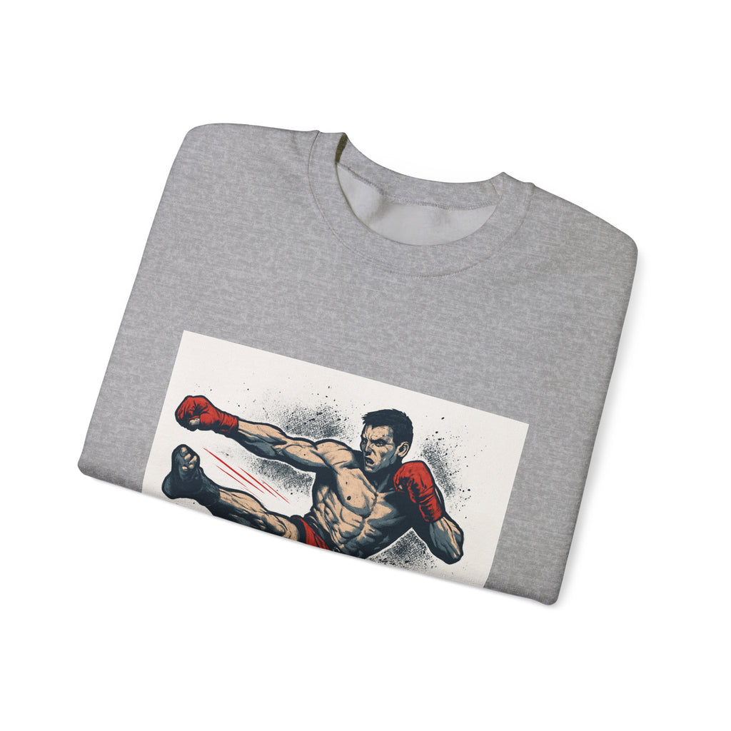 Kickboxer Unisex Heavy Blend Sweatshirt, Boxing Gift, Fitness Apparel, Sportswear, Workout Clothes, Kickboxing Enthusiast