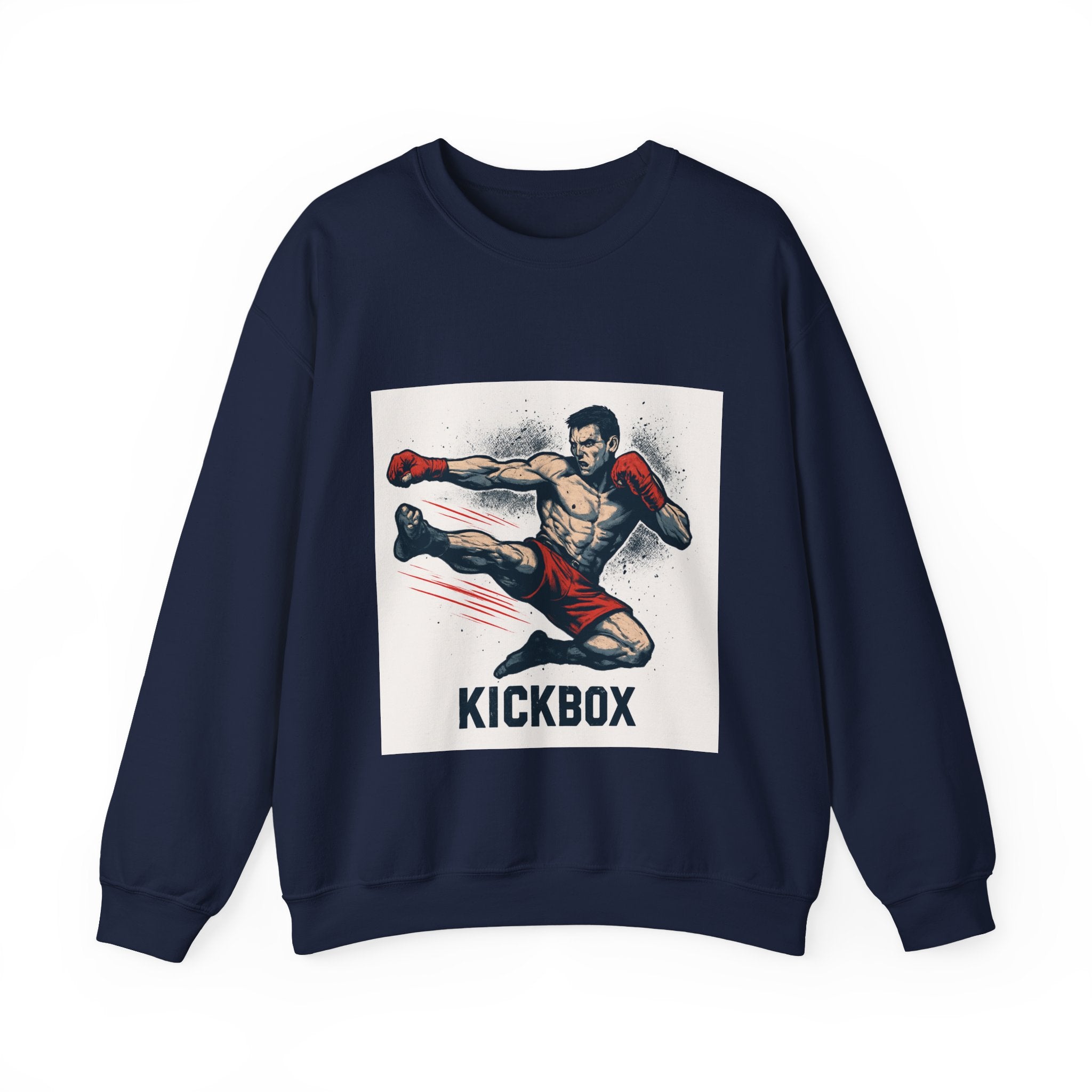 Kickboxer Unisex Heavy Blend Sweatshirt, Boxing Gift, Fitness Apparel, Sportswear, Workout Clothes, Kickboxing Enthusiast