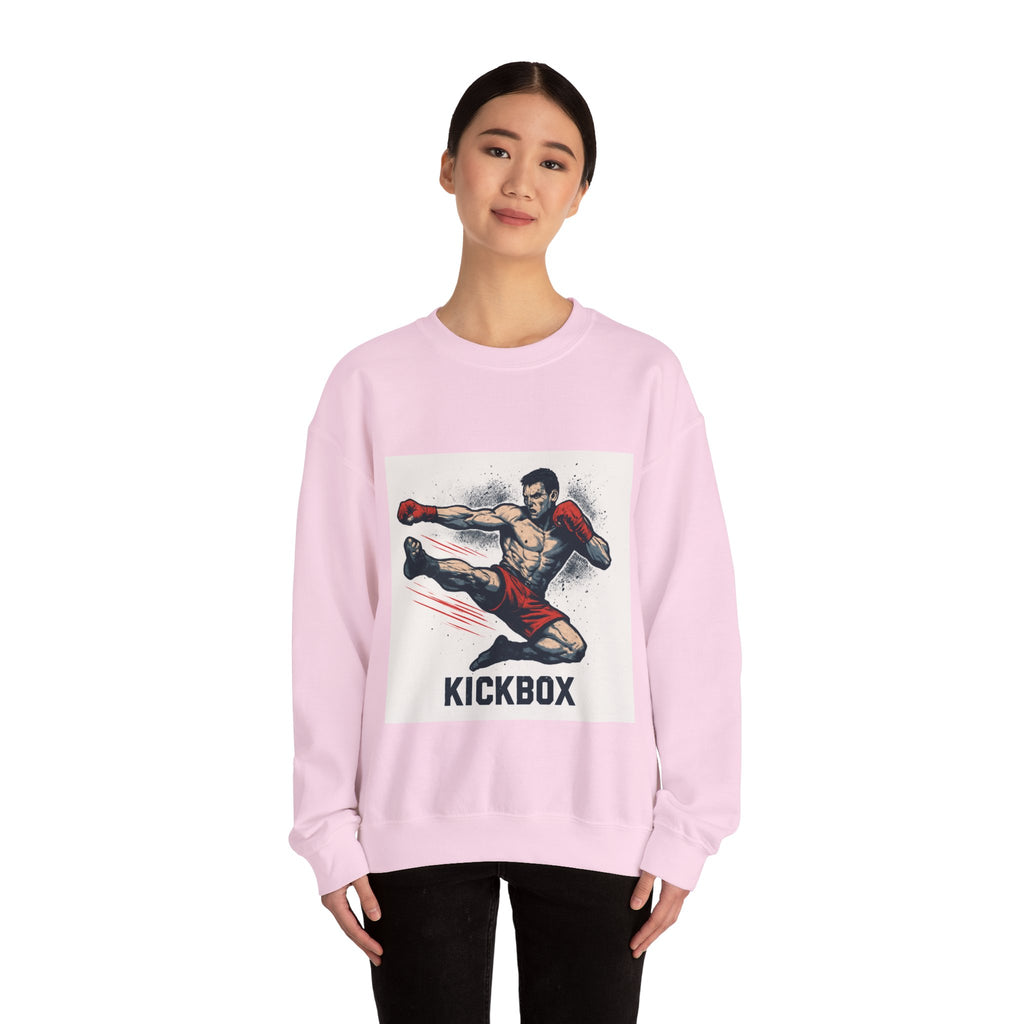 Kickboxer Unisex Heavy Blend Sweatshirt, Boxing Gift, Fitness Apparel, Sportswear, Workout Clothes, Kickboxing Enthusiast