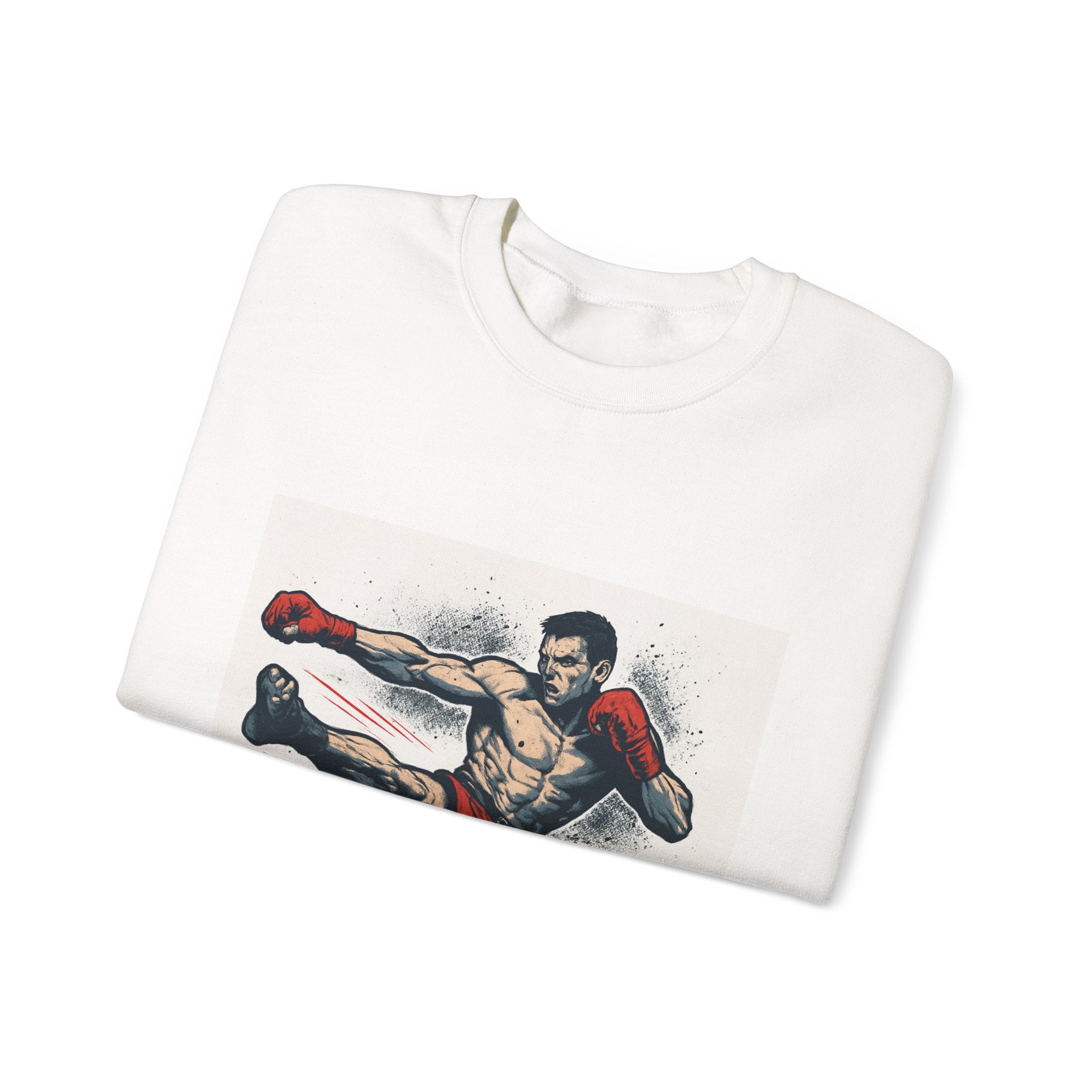 Kickboxer Unisex Heavy Blend Sweatshirt, Boxing Gift, Fitness Apparel, Sportswear, Workout Clothes, Kickboxing Enthusiast