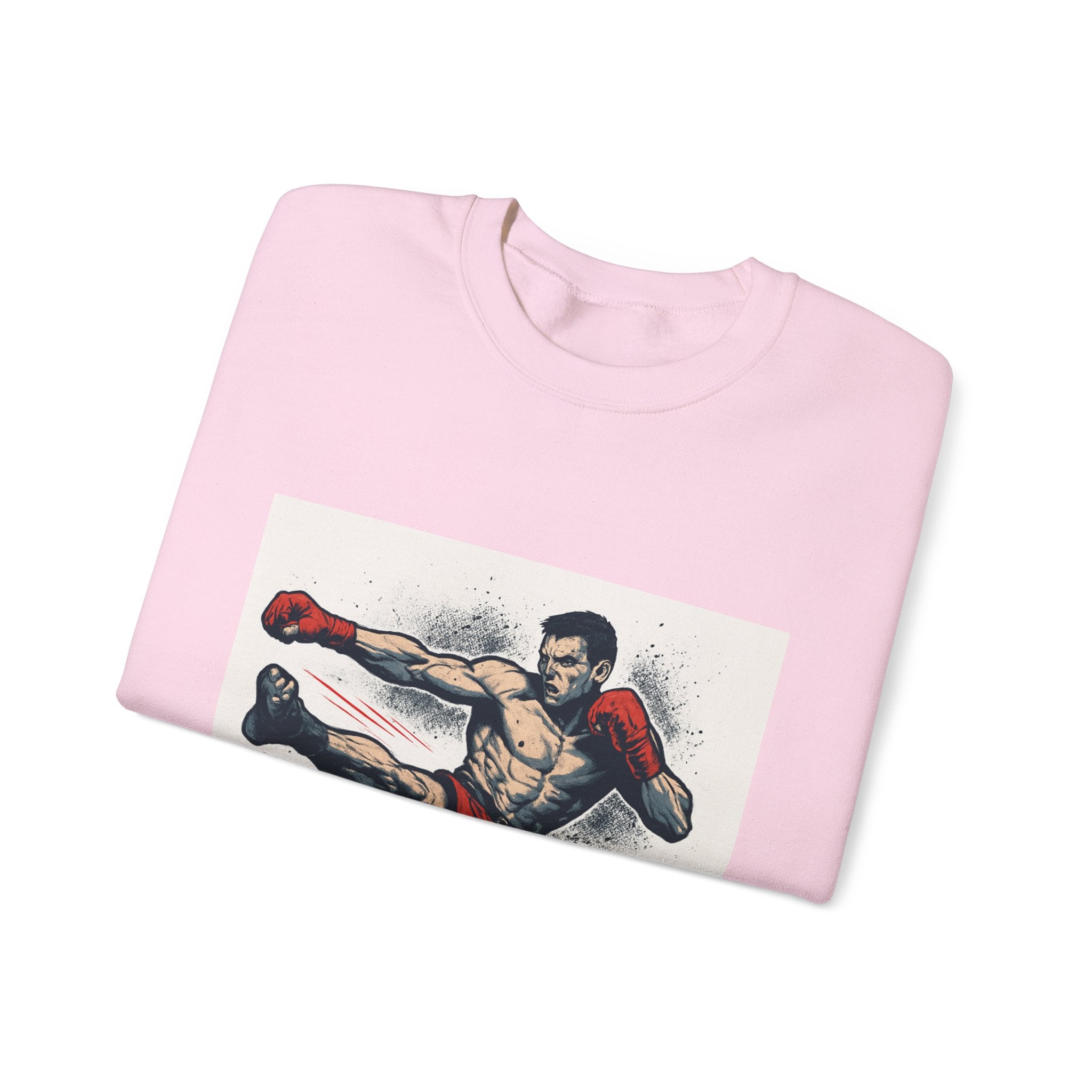 Kickboxer Unisex Heavy Blend Sweatshirt, Boxing Gift, Fitness Apparel, Sportswear, Workout Clothes, Kickboxing Enthusiast