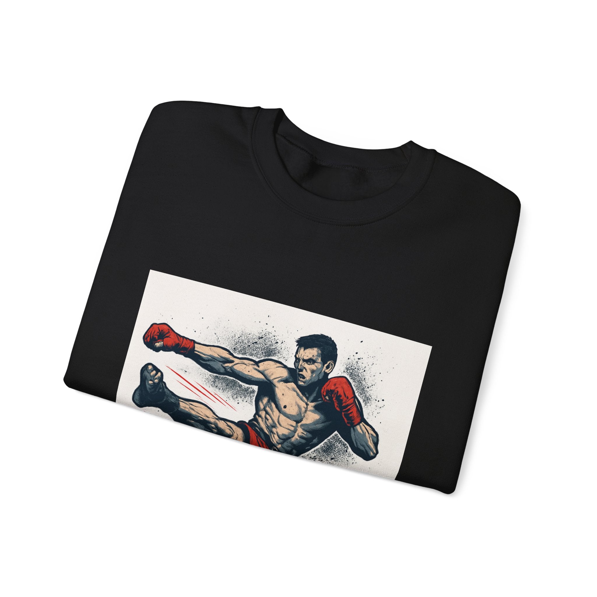 Kickboxer Unisex Heavy Blend Sweatshirt, Boxing Gift, Fitness Apparel, Sportswear, Workout Clothes, Kickboxing Enthusiast