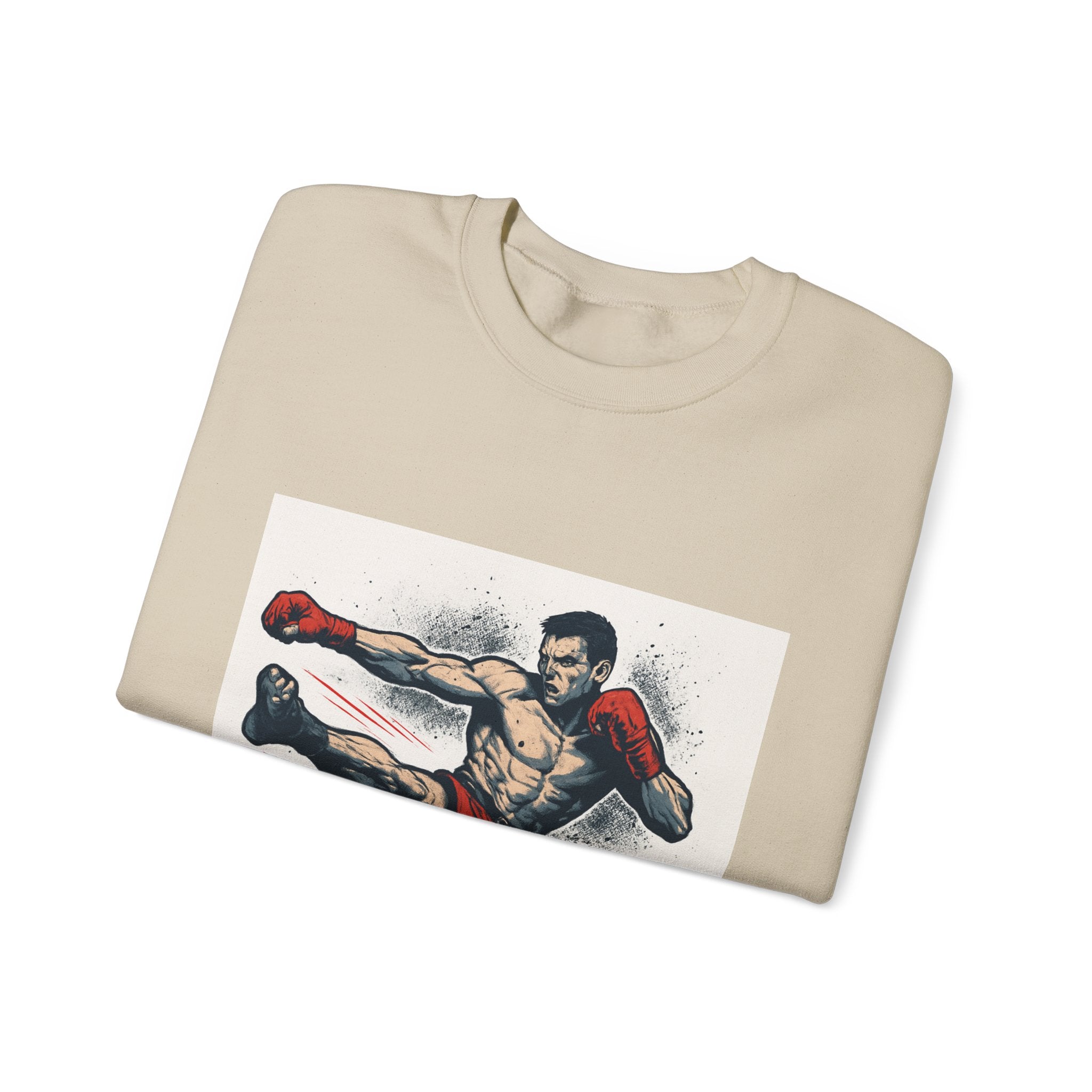 Kickboxer Unisex Heavy Blend Sweatshirt, Boxing Gift, Fitness Apparel, Sportswear, Workout Clothes, Kickboxing Enthusiast