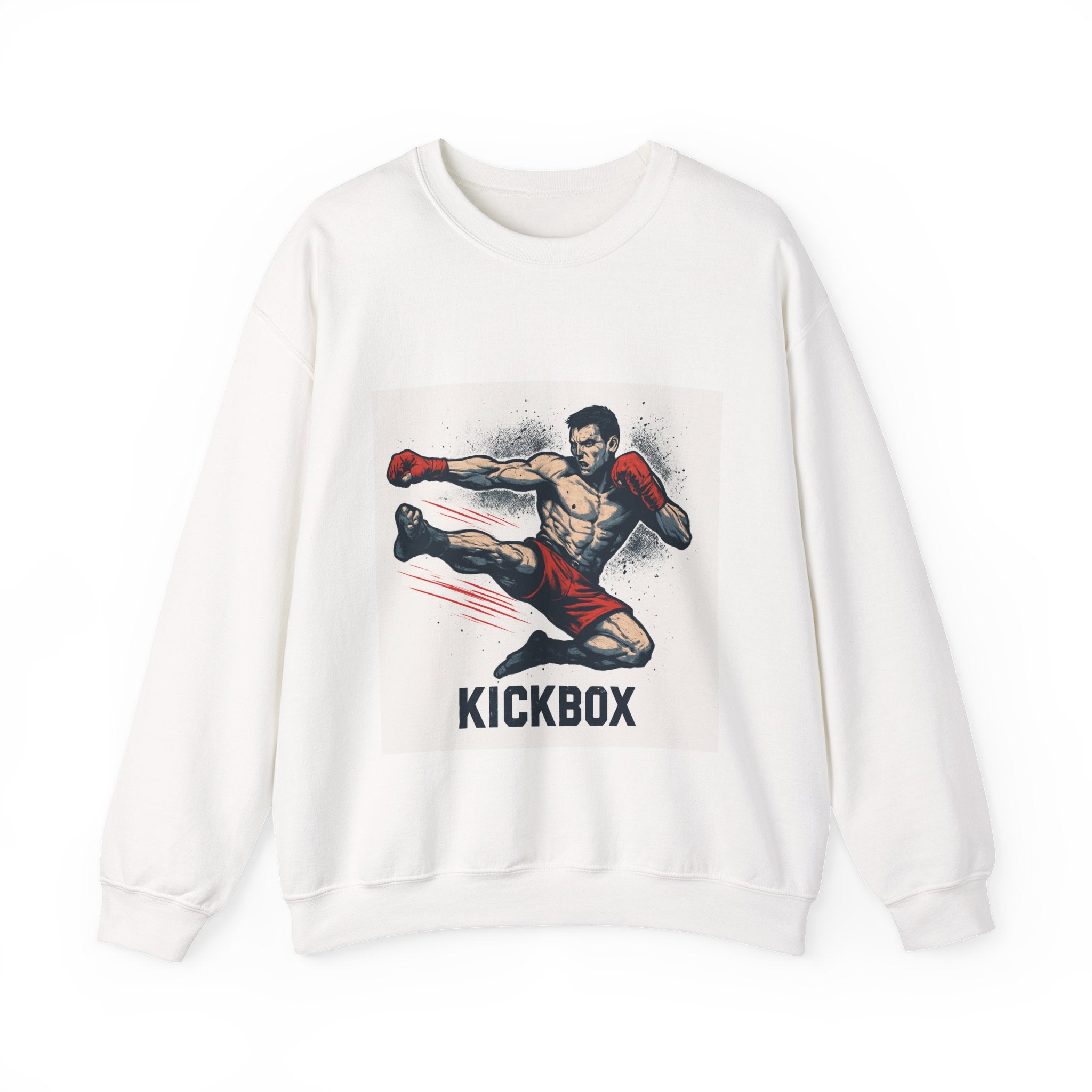 Kickboxer Unisex Heavy Blend Sweatshirt, Boxing Gift, Fitness Apparel, Sportswear, Workout Clothes, Kickboxing Enthusiast